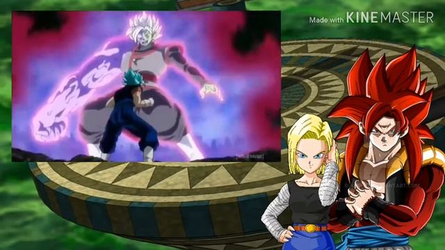 Gogeta and android 18 reaction vegoto vs zamasu смотреть онлайн