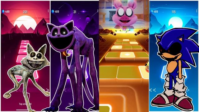 POPPY PLAYTIME 3: CraftyCorn VS CatNap VS BubbaBubbaphant VS KickenChicken In The Game TILES HOP