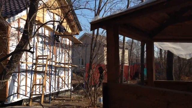 Осень 2015/обшиваем имитацией бруса домик смотреть онлайн