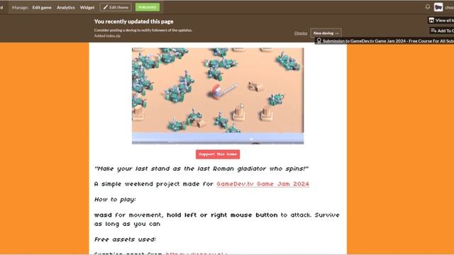 so I joined another game jam and made a simple browser game смотреть онлайн