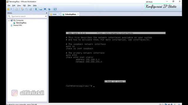 Konfigurasi IP Static Pada Debian 7 смотреть онлайн