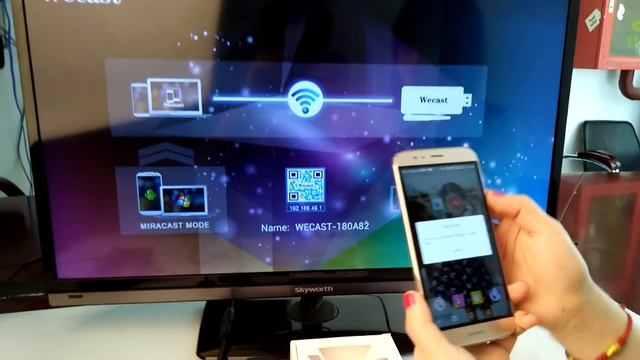 WIFI Dongle - Miracast/Airplay operation on IOS/Android phone смотреть онлайн