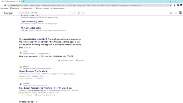 screen recorder windows 10 Google Search Google Chrome 2023 06 29 11 05 03 смотреть онлайн