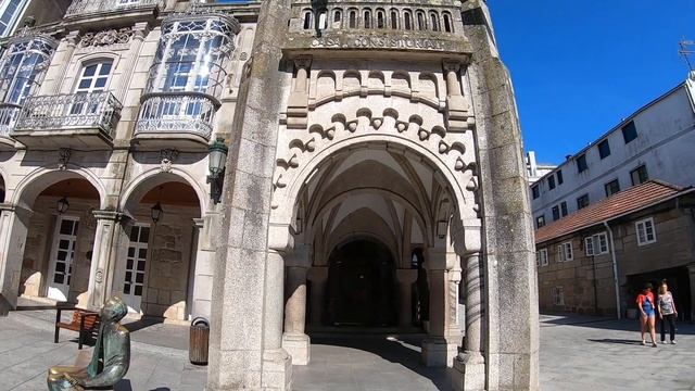 Towards Obernell hamlet 5 past 2 pm after leaving tui, Spain Day 1 Camino Santiago Portugese w смотреть онлайн