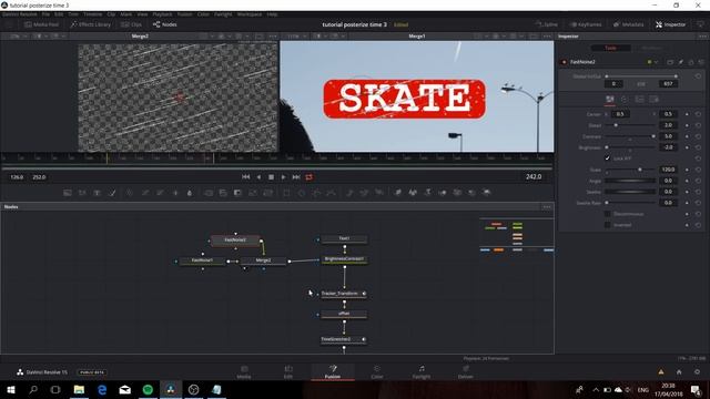 Davinci Resolve 15 (/Fusion) - Posterize Time (strobe/stop motion effect) tutorial смотреть онлайн