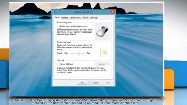 How to switch mouse buttons in Windows® 8.1 смотреть онлайн