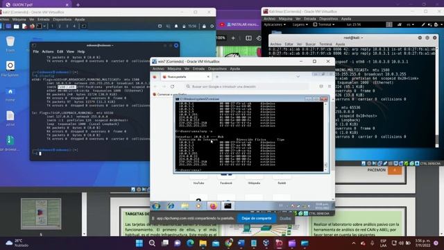 ENVENENAMIENTO ARP SPOOF KALI Y WINDOWS смотреть онлайн