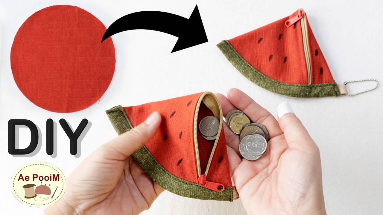 Как сшить милый кошелек своими руками.