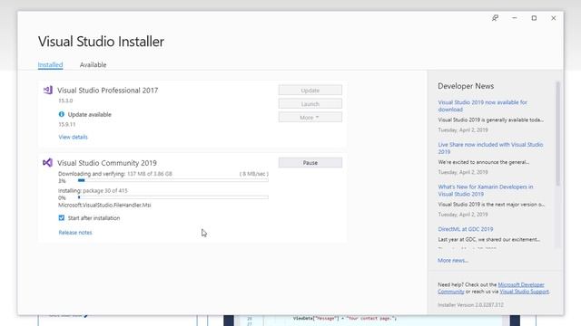 Como Instalar o Visual Studio 2019 смотреть онлайн
