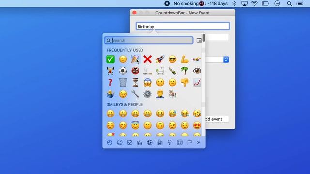 Countdown 3.0 - macOS menu bar days counter смотреть онлайн