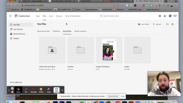 Saving Files in the Creative Cloud on a Mac смотреть онлайн