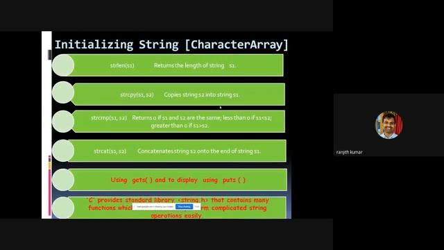 Strings concepts and programs Windows Devc++ PPS or C programming смотреть онлайн