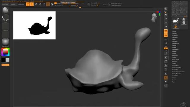 ZBrush Turtle смотреть онлайн