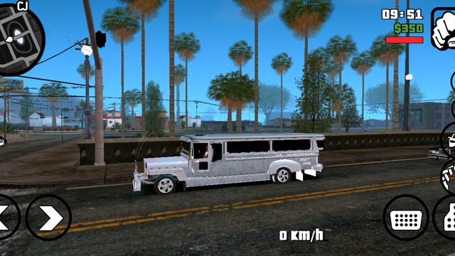 GTA San Andreas jeepney silver eggtype Mod Android смотреть онлайн
