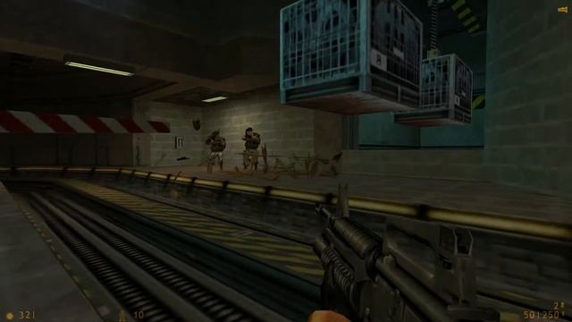 Half Life 1 Hard Walkthrough Chapter #7 On A Rail Part #2 (1080p60) смотреть онлайн