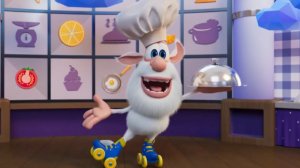 Буба повар. Готовка еды игра мультфильм Кухня игра, где ты научишься готовить еду и кормить людей! П