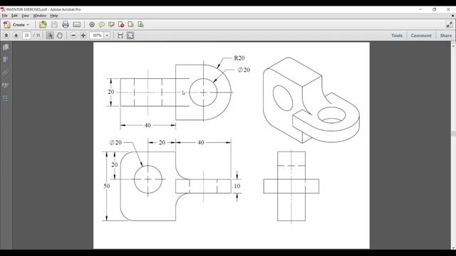 Fusion 360 Tutorial For Beginner, Part-19 смотреть онлайн