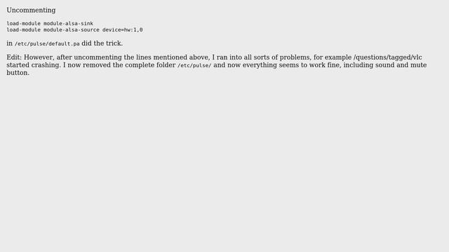Unix & Linux: Muting and unmuting sound with mutebutton (3 Solutions!!) смотреть онлайн