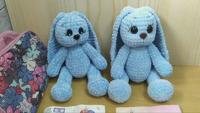 Зайцы крючком. Сравнение HiMALAYA DOLPHIN BABY от HIMALAYA VELVET. Дневник вязания_Оформление_сборка смотреть онлайн