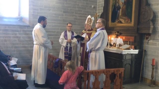 Piiskoplik missa, koguduse diakoni ametissepühitsemine. EELK Narva Maarja Kogudus. смотреть онлайн