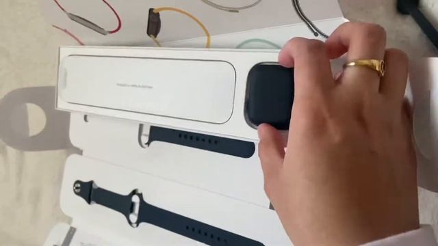 UNBOXING APPLE WATCH SERIES 7 45mm ( black ) смотреть онлайн
