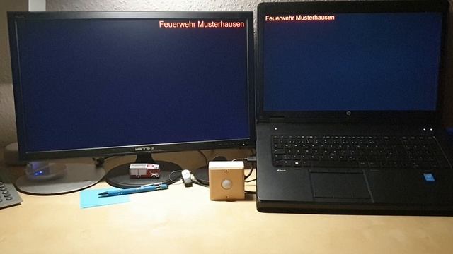 DIVERA 24/7 Alarmmanager mit 2 Bildschirmen und dem Bewegungsmelder смотреть онлайн