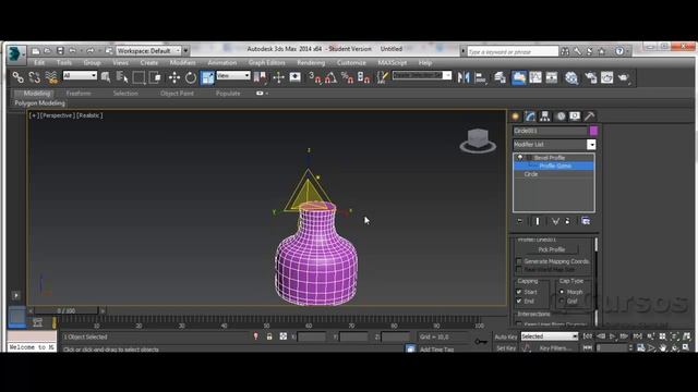 Curso de 3D Studio Max - Aula 30 - Modificador Bevel Profile смотреть онлайн