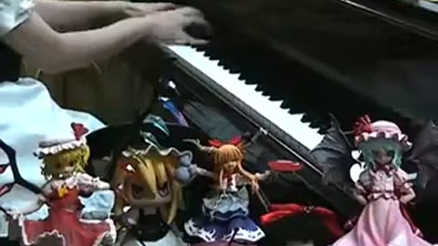 【東方】Bad Apple!! Marisa plays piano смотреть онлайн