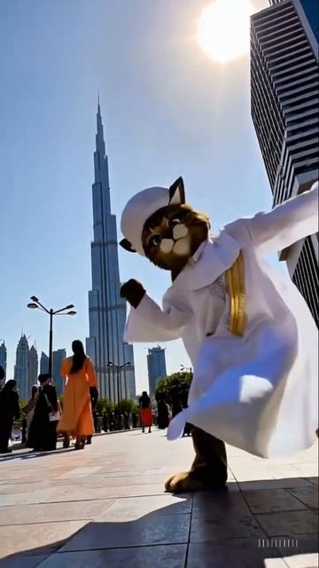Cat in White: Dancing by the Burj Khalifa смотреть онлайн
