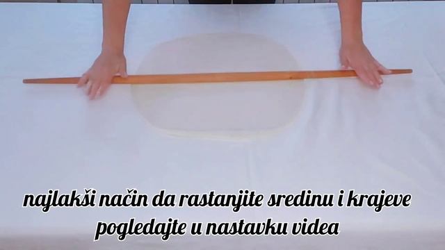 JUFKA ZA PITU ~ Kako zakuhati i razvući tanko tijesto za sve vrste pita #jufka #pita #tijesto смотреть онлайн