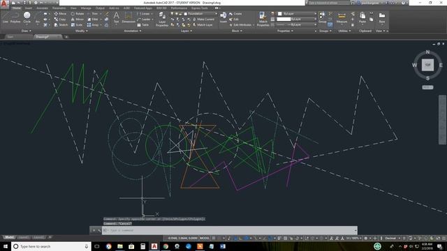6F AutoCAD 2017 Intro Layer changing objects to another layer смотреть онлайн