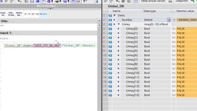 Convert Bool Array to HEX смотреть онлайн