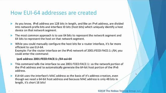 18 Stateless Address Automatic Configuration using EUI 64 смотреть онлайн