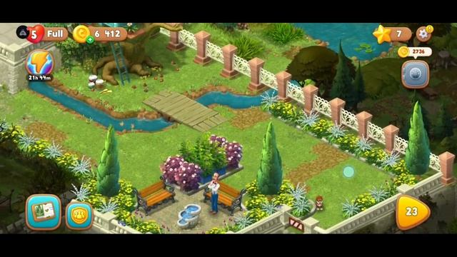 Let's play Gardenscapes unlock levels and garden смотреть онлайн