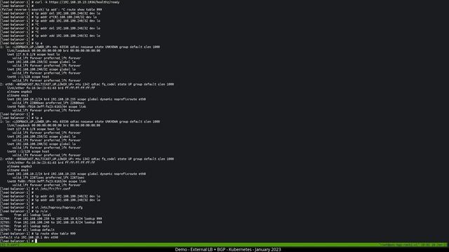 OpenShift - External LB + BGP with OpenShift - DEMO смотреть онлайн
