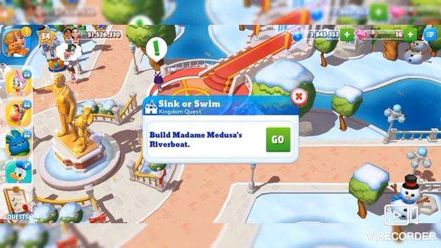 Welcome Penny and Grandma Tala + Building Madame Medusa's Riverboat!! Disney Magic Kingdoms Game смотреть онлайн