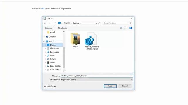 How To Enable Windows Photo Viewer In Windows 10 смотреть онлайн