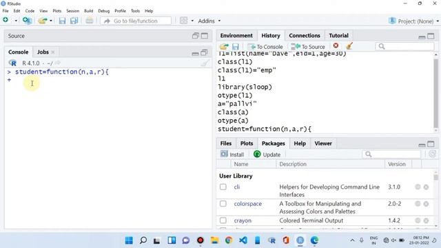 Classes In OOP : Constructor For S3 Object | Learn R with Pallvi смотреть онлайн