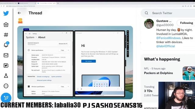 WE NOW HAVE WINDOWS 11 ON THE MICROSOFT SURFACE DUO EMULATOR!? | HERE'S WHY IM SO EXCITED ABOUT IT! смотреть онлайн
