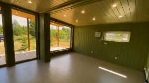 Обзор каркасного модульного дома 45кв.м. от компании Kovcheg