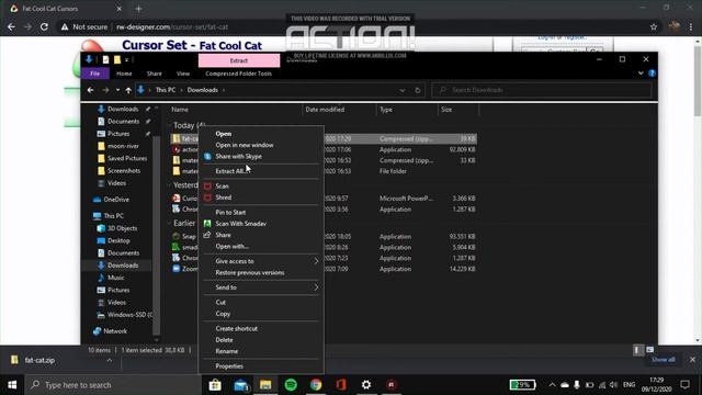 CARA CUSTOM CURSOR WINDOWS 10 | 2020 work! // fira vilyya смотреть онлайн