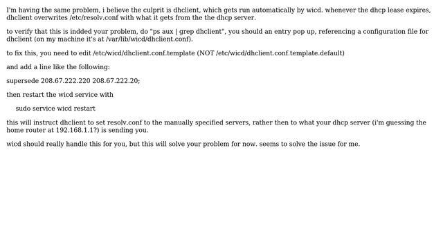 Ubuntu: How to specify DNS IP in wicd? (2 Solutions!!) смотреть онлайн