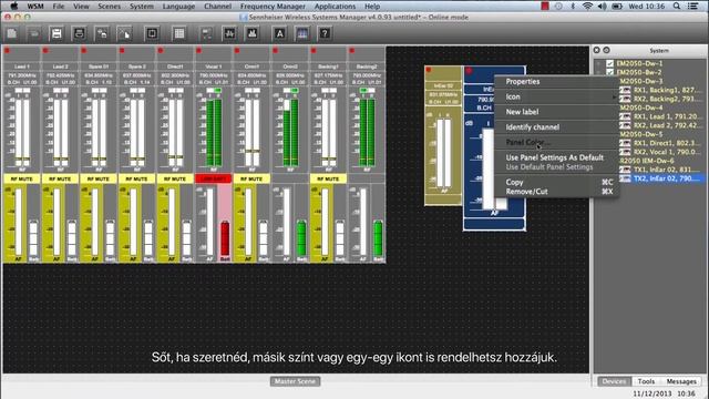A Sennheiser Wireless Systems Manager - képernyő смотреть онлайн