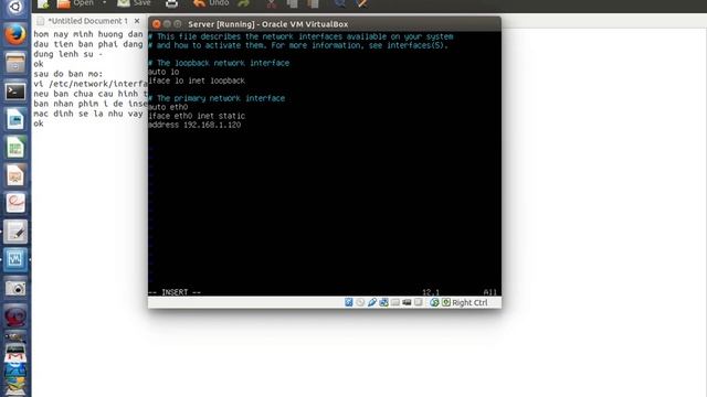 Cau hinh Ip tinh ubuntu server смотреть онлайн