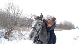 Моё снежное счастье (зимняя скачка)