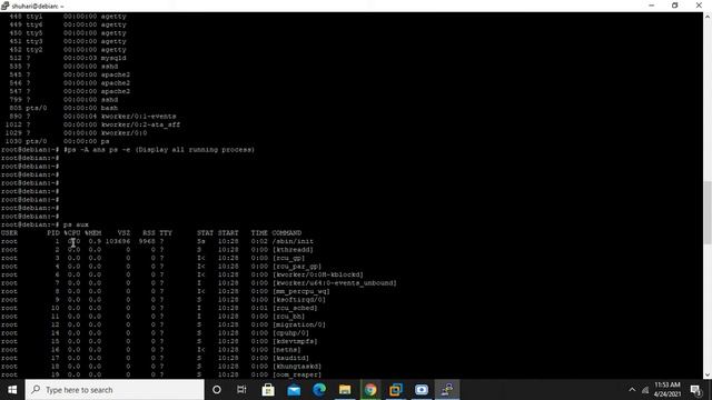 PS command linux смотреть онлайн