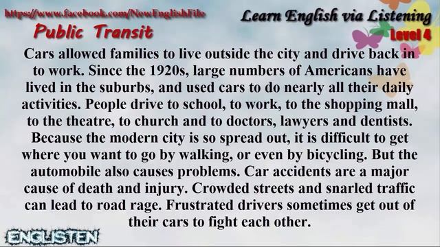 Unit 63 Public Transit | Learn English via Listening Level 4 смотреть онлайн