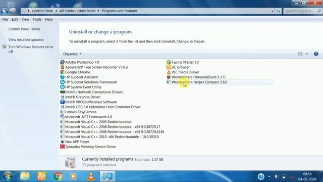 How to uninstall software in laptop or computer. // लैपटॉप में सॉफ्टवेयर को अनइंस्टॉल कैसे करें। смотреть онлайн