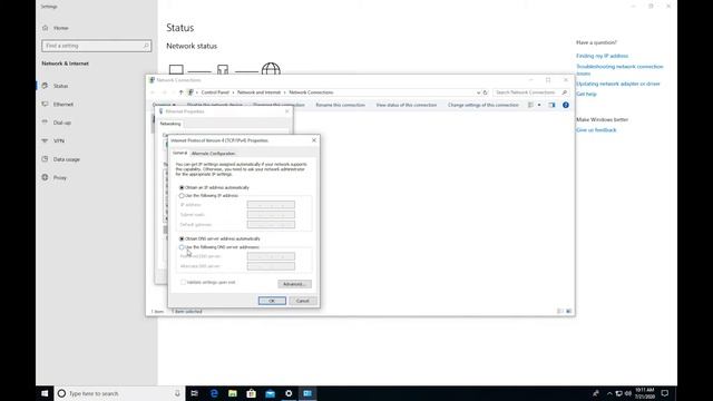 Set DNS Servers in Windows 10 (How-To) смотреть онлайн