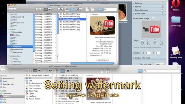 How Batch add Watermarker to image on Mac os x смотреть онлайн